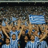 Intens kulisse venter det danske fodboldlandshold i Athen